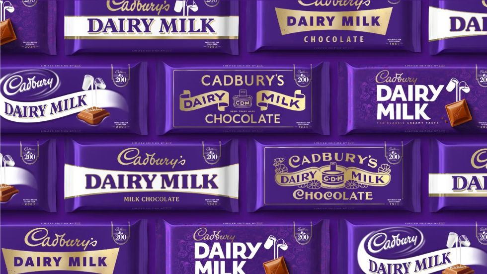 200 years of Cadbury Packaging
