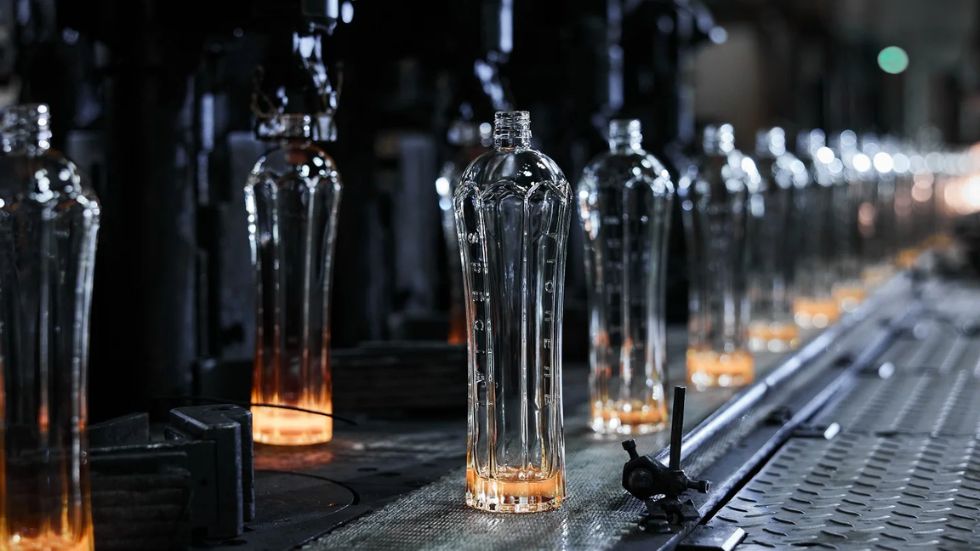 Bacardi Hydrogen Glass Bottles